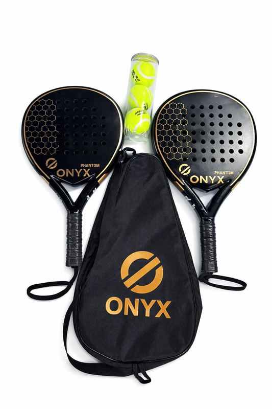Onyx Padel | Phantom Complete Set - 2 Rackets, 2 Bags & Balls Bundle