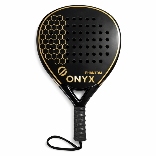Onyx Padel | Phantom Racket (Premium 18K Carbon Diamond Series)