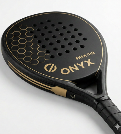 Onyx Padel | Phantom Racket (Premium 18K Carbon Diamond Series)