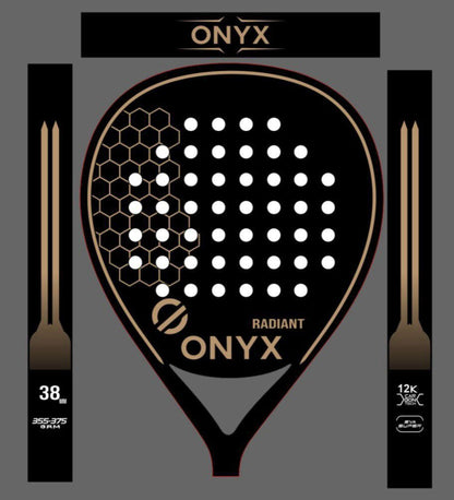 Onyx Padel |  Radiant Racket (Professional Tear Drop Design)